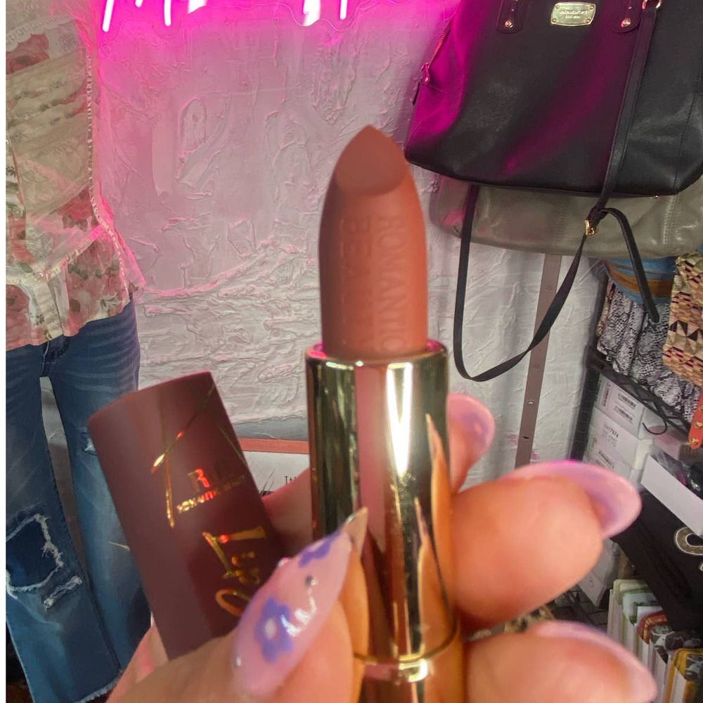 LAST ONE - NEW Click Bullet Nude Matte Lipstick by Romantic Beauty #14 - Picture 5 of 7
